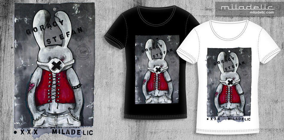 Ręcznie malowane koszulki na zamówienie. Ręcznie malowana koszulka.