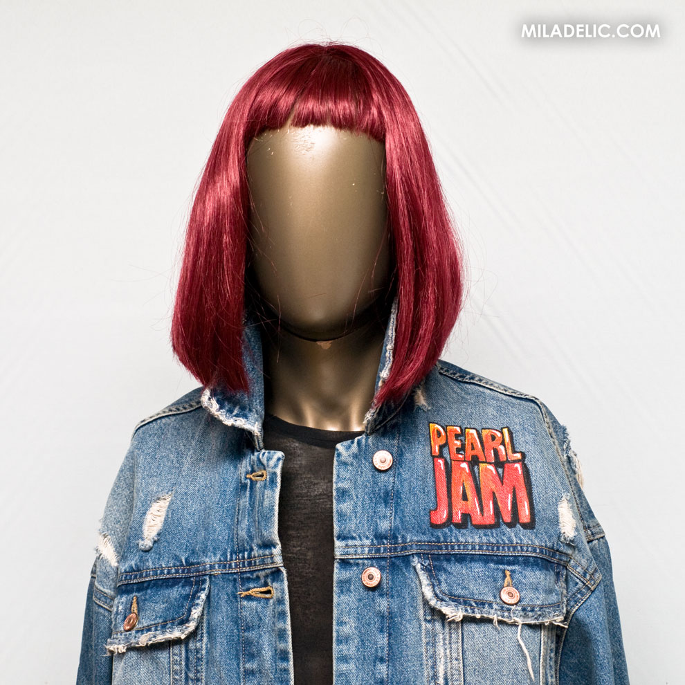 Hand painted jeans jacket