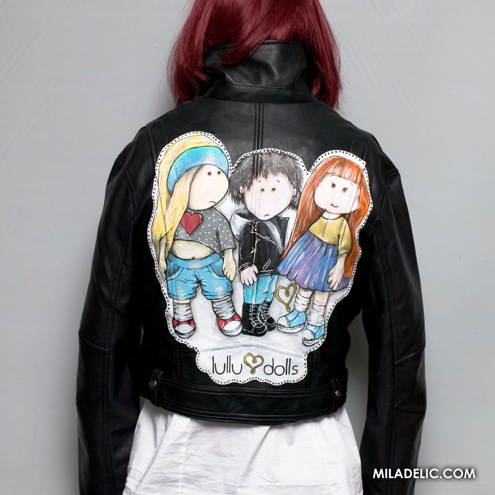 Hand painted jacket