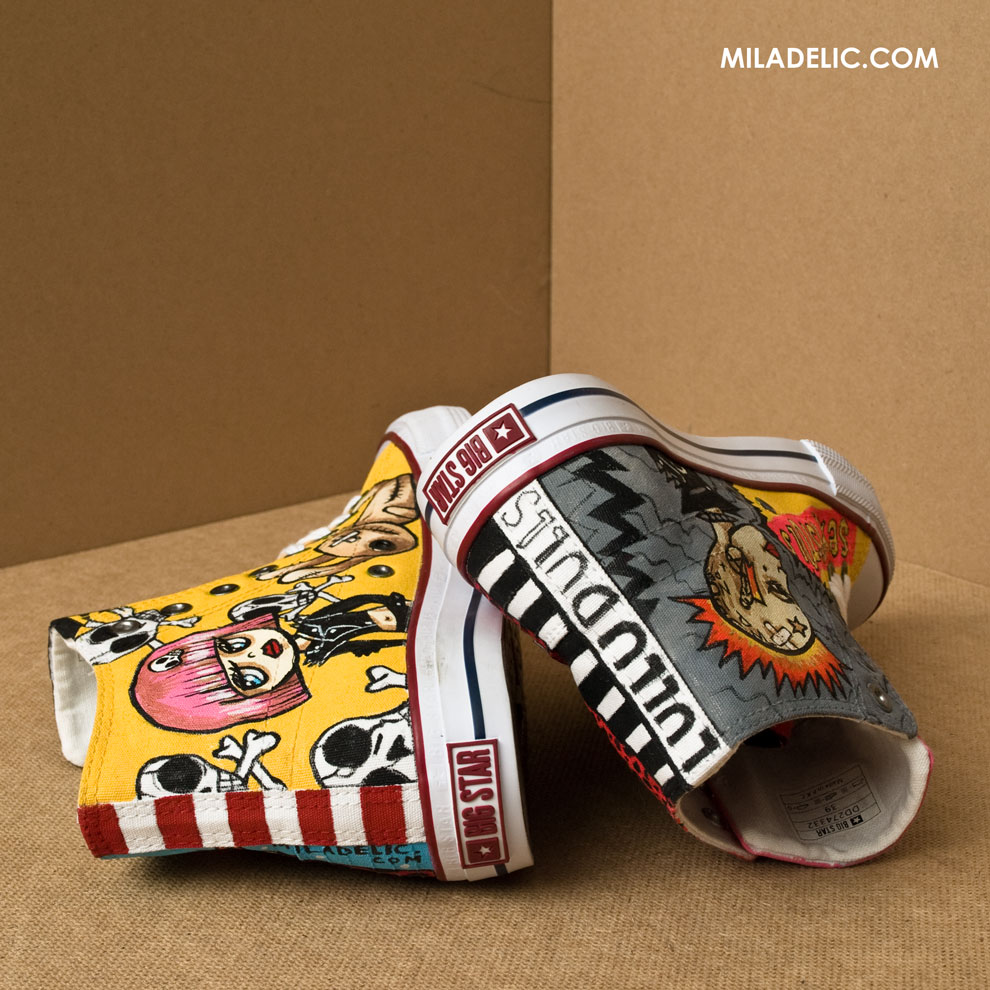 Punk custom shoes