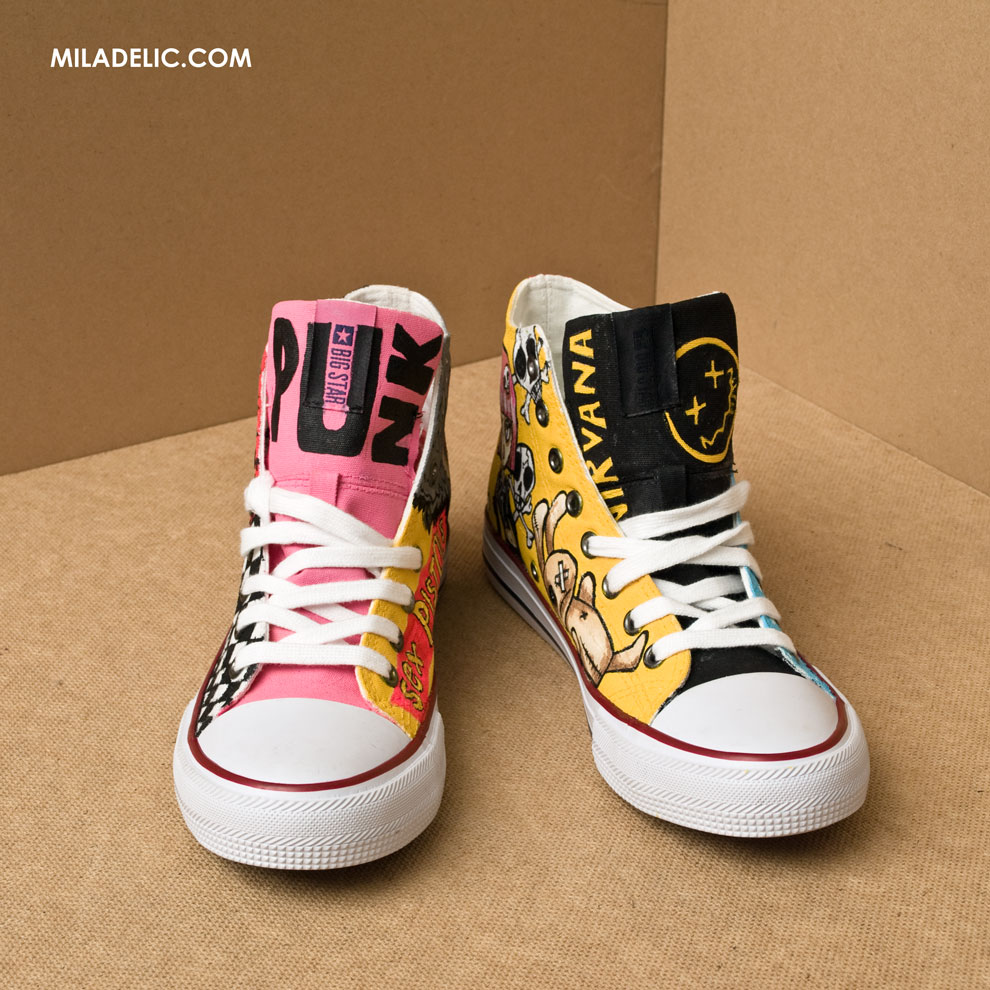 Punk costom shoes