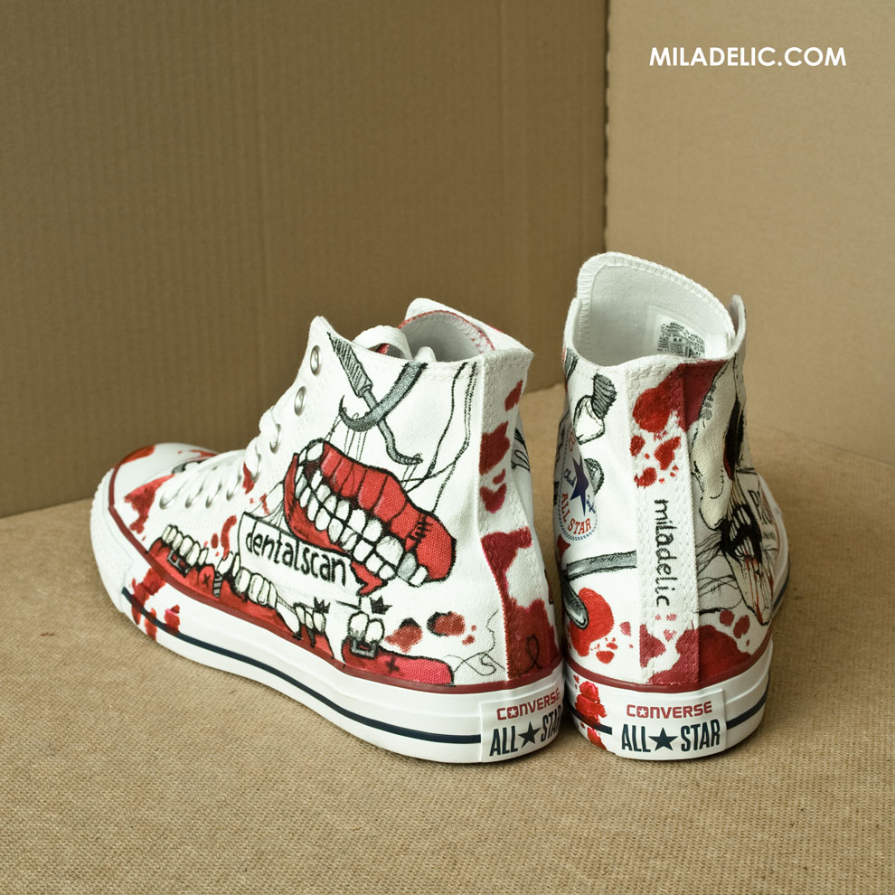 Ręcznie malowane buty